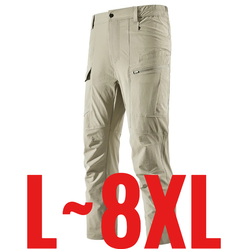 Fishing Kit Compact - Artı Boyutu 8XL erkek Rahat Pantolon