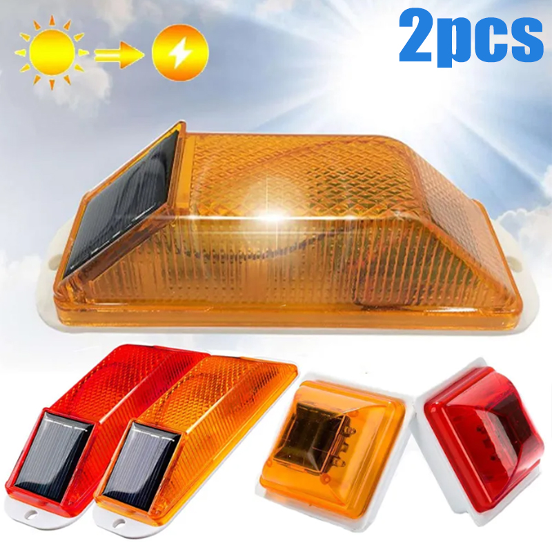 Sos Light Strobe - 2 adet güneş flaşlı uyarı lambası