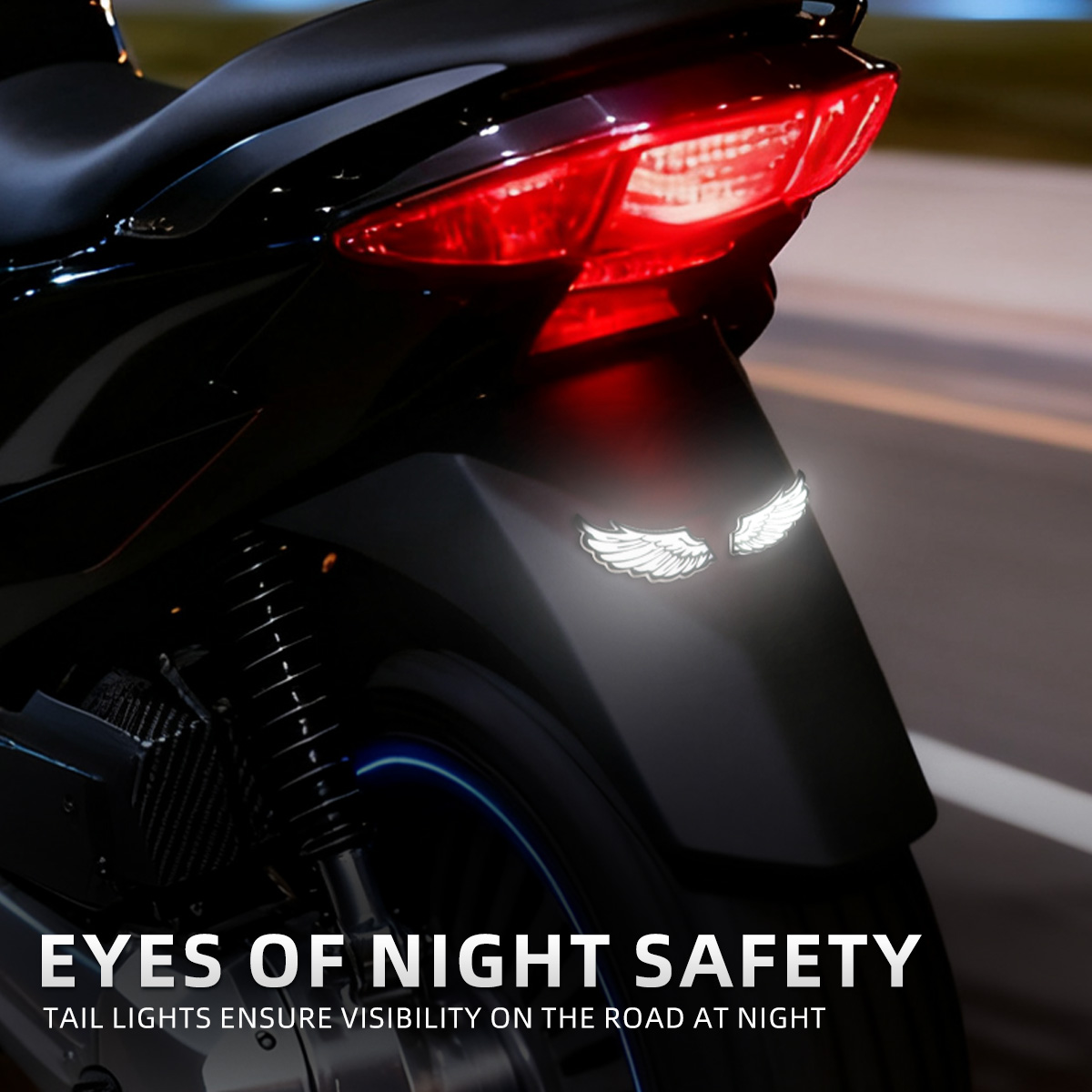 1 Çift Motosiklet Melek Kanatl - Sos Light Strobe incelemesi ve fiyatı