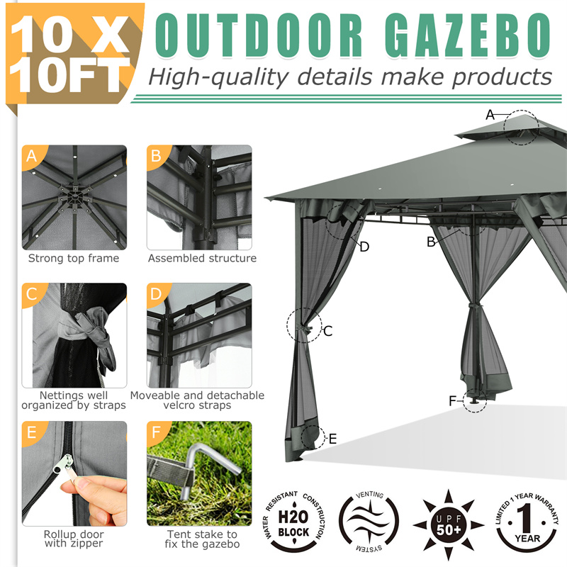 10’x10’ İndirimli Çardak, Sivr - Emergency Mylar Tent incelemesi ve fiyatı