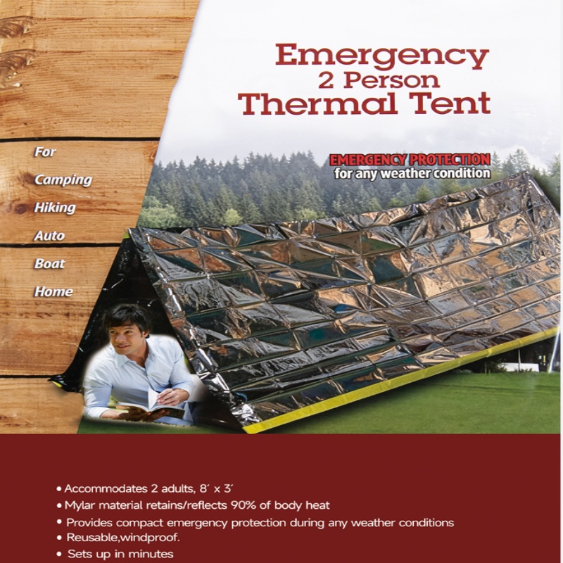 Taşınabilir 2 Kişilik Acil Dur - Emergency Mylar Tent incelemesi ve fiyatı