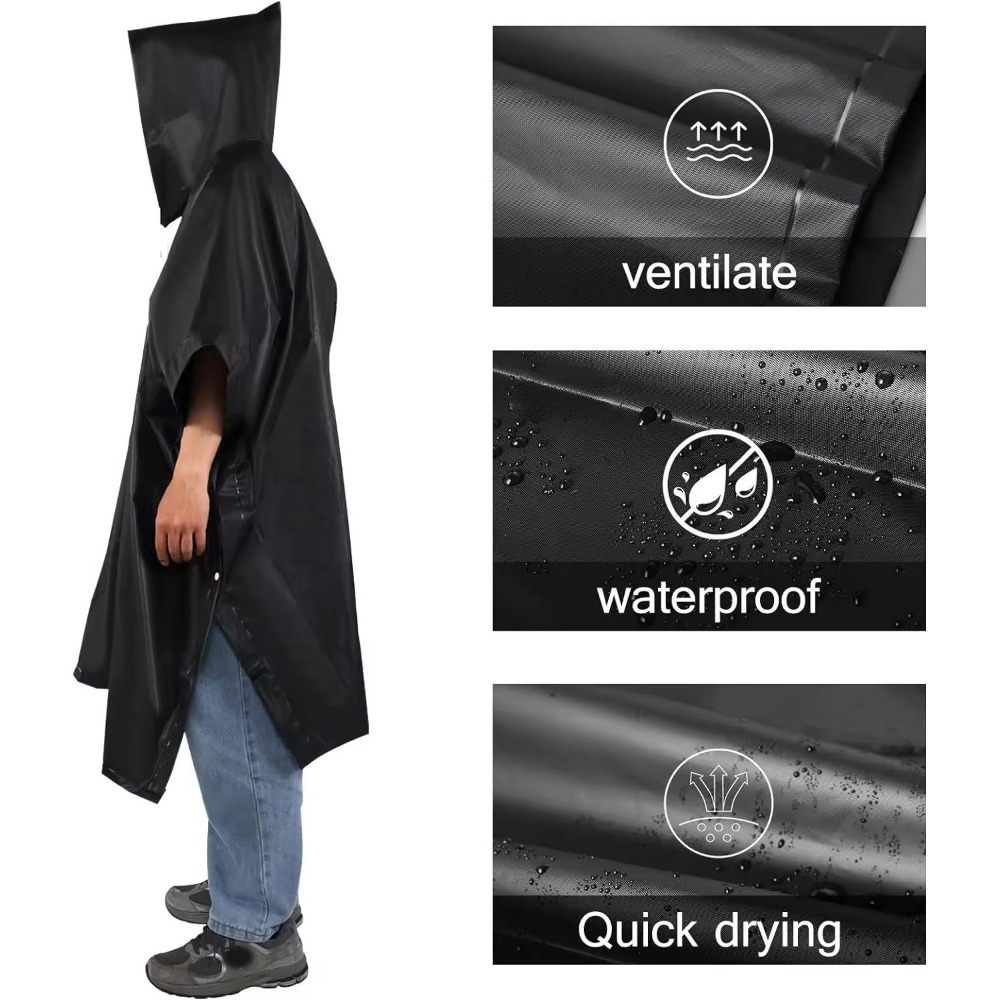 3'ü 1 Arada Su Geçirmez Yağmur - Emergency Poncho Rain incelemesi ve fiyatı