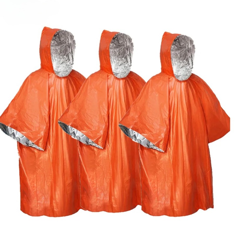 1-5 adet çok fonksiyonlu hayat - Emergency Poncho Rain incelemesi ve fiyatı